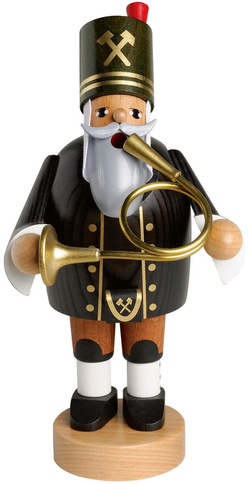 Räuchermännchen Bergmann mit Horn, 20 cm von KWO