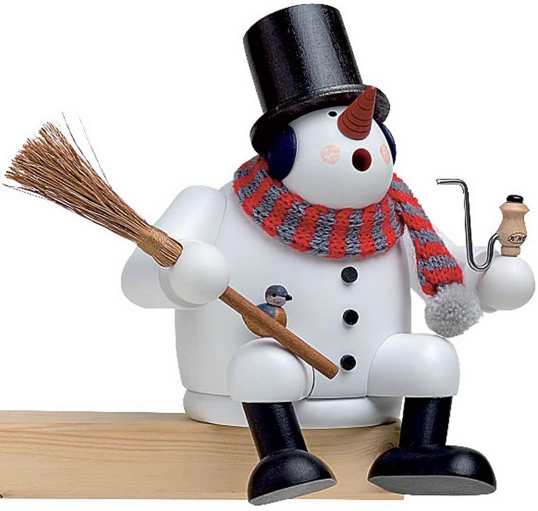 Räuchermännchen Kantenhocker Schneemann, 16 cm von KWO