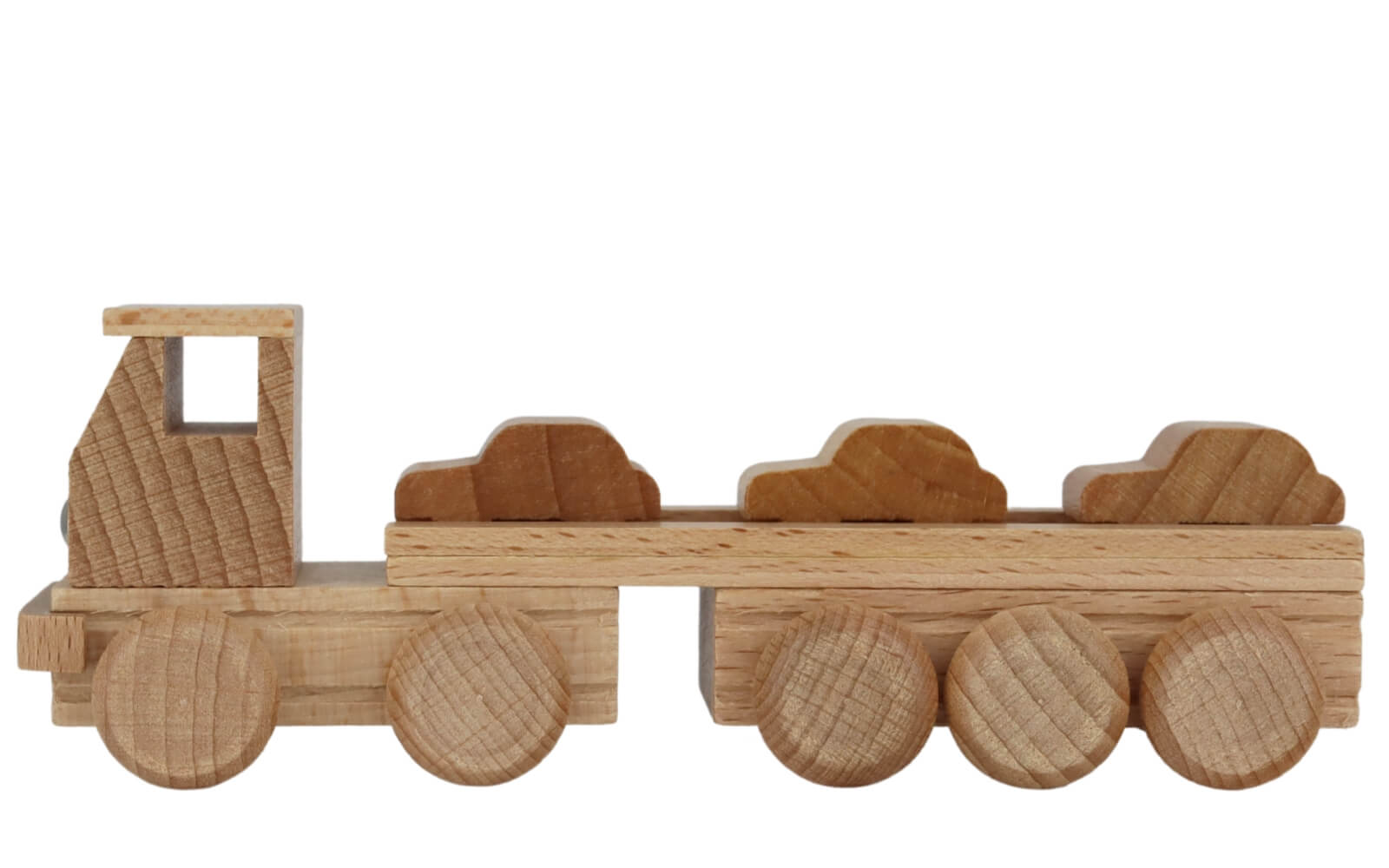 Holzspielzeug Autotransporter, natur von Ebert GmbH_2