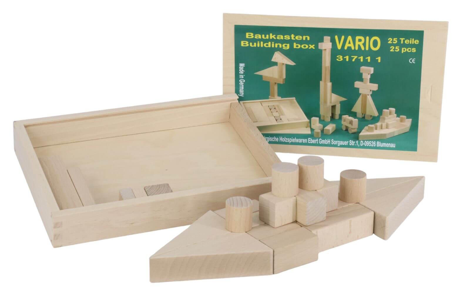 Baukasten Vario mit 25 Bausteinen von Ebert GmbH_2