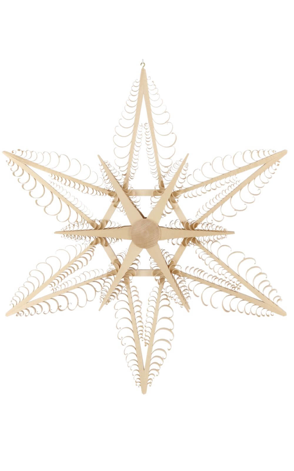 Fensterschmuck Holzstern, Durchmesser 53 cm von Martina Rudolph