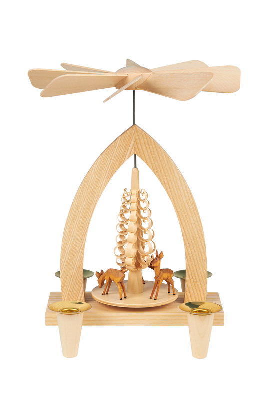 Weihnachtspyramide Rehe, 26 cm von Heinz Lorenz