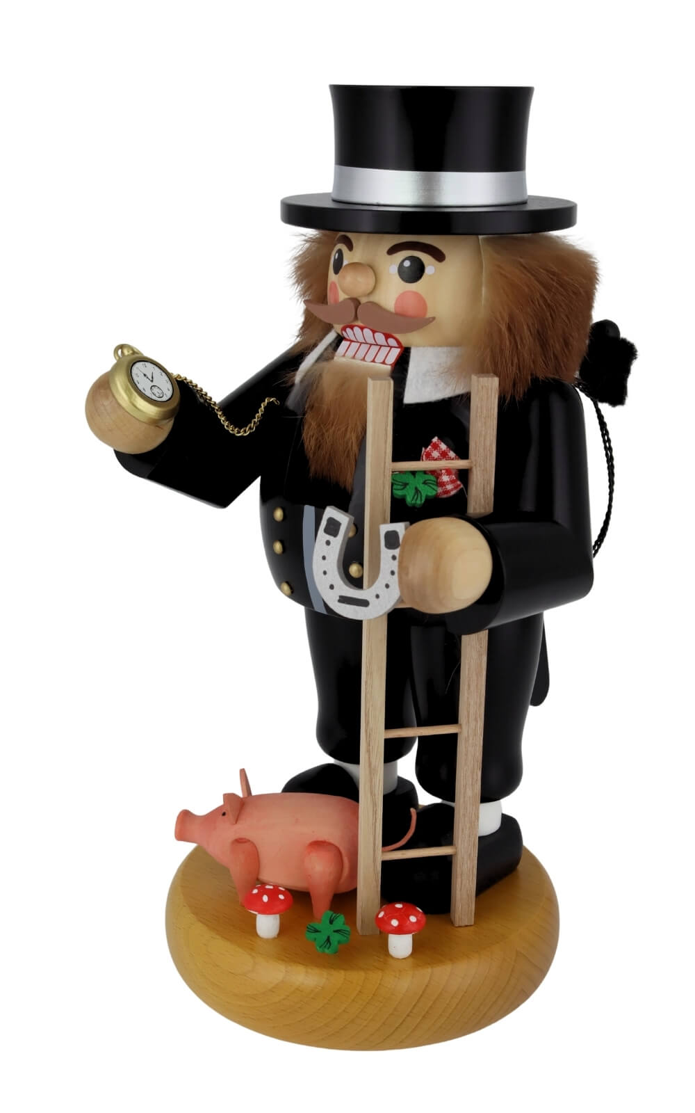 Nussknacker Essenkehrer Glücksbringer, 32 cm von Richard Glässer_2