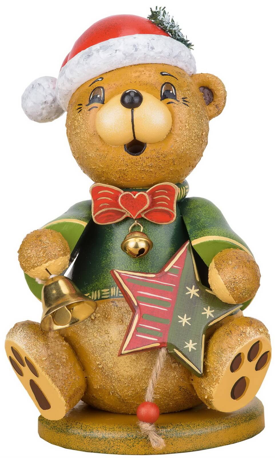 Räuchermännchen Teddy - Weihnachtsklaus, 20 cm von Hubrig Volkskunst