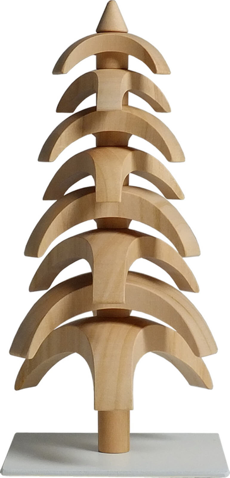 Drehbaum Twist, Kirschbaum, 15 cm von Seiffener Volkskunst eG