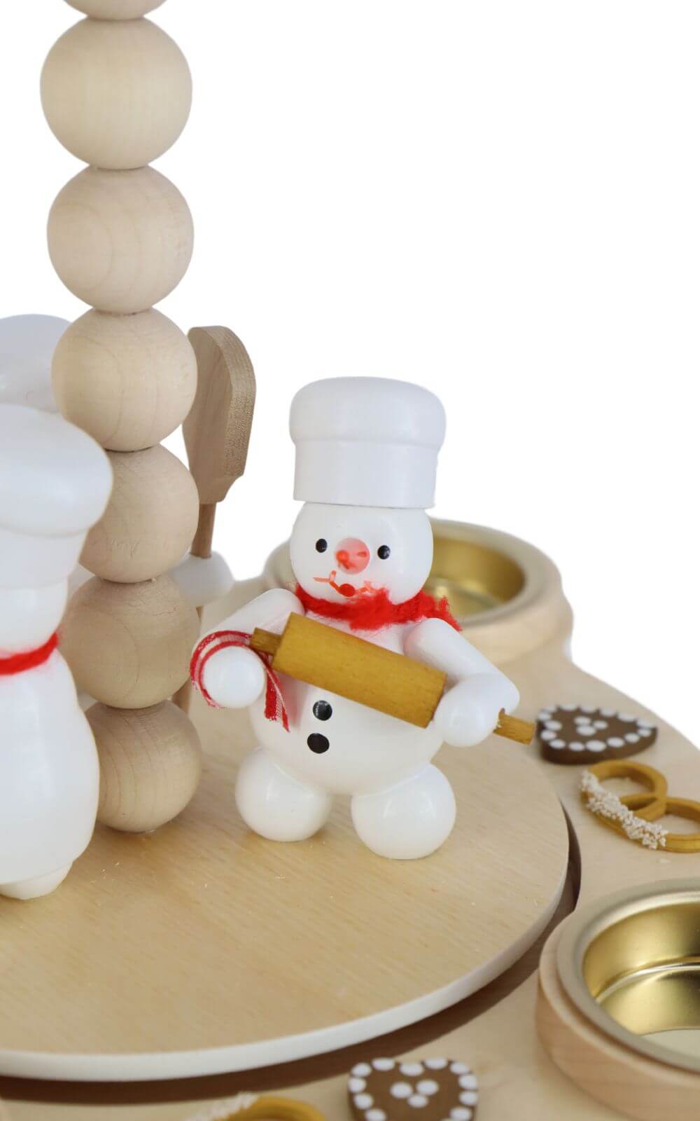 Schneemannpyramide Weihnachtsbäckerei, 27 cm von Volker Zenker_5