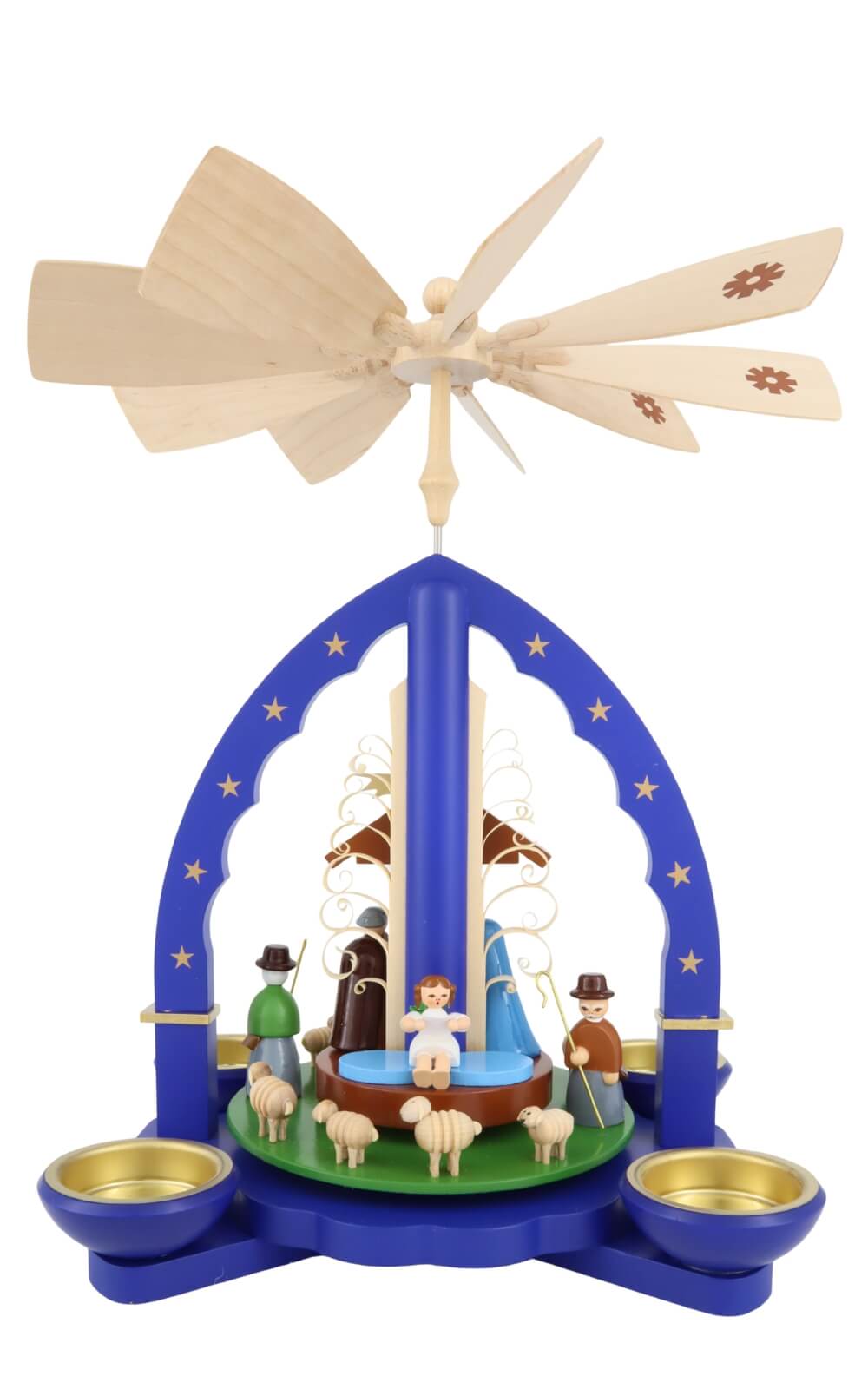 Weihnachtspyramide Christi Geburt 28 cm – farbig von Richard Glässer kaufen_1