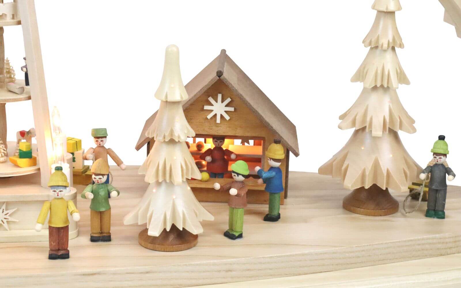 Schwibbogen Weihnachtsmarkt, 80 cm von Richard Glässer_3