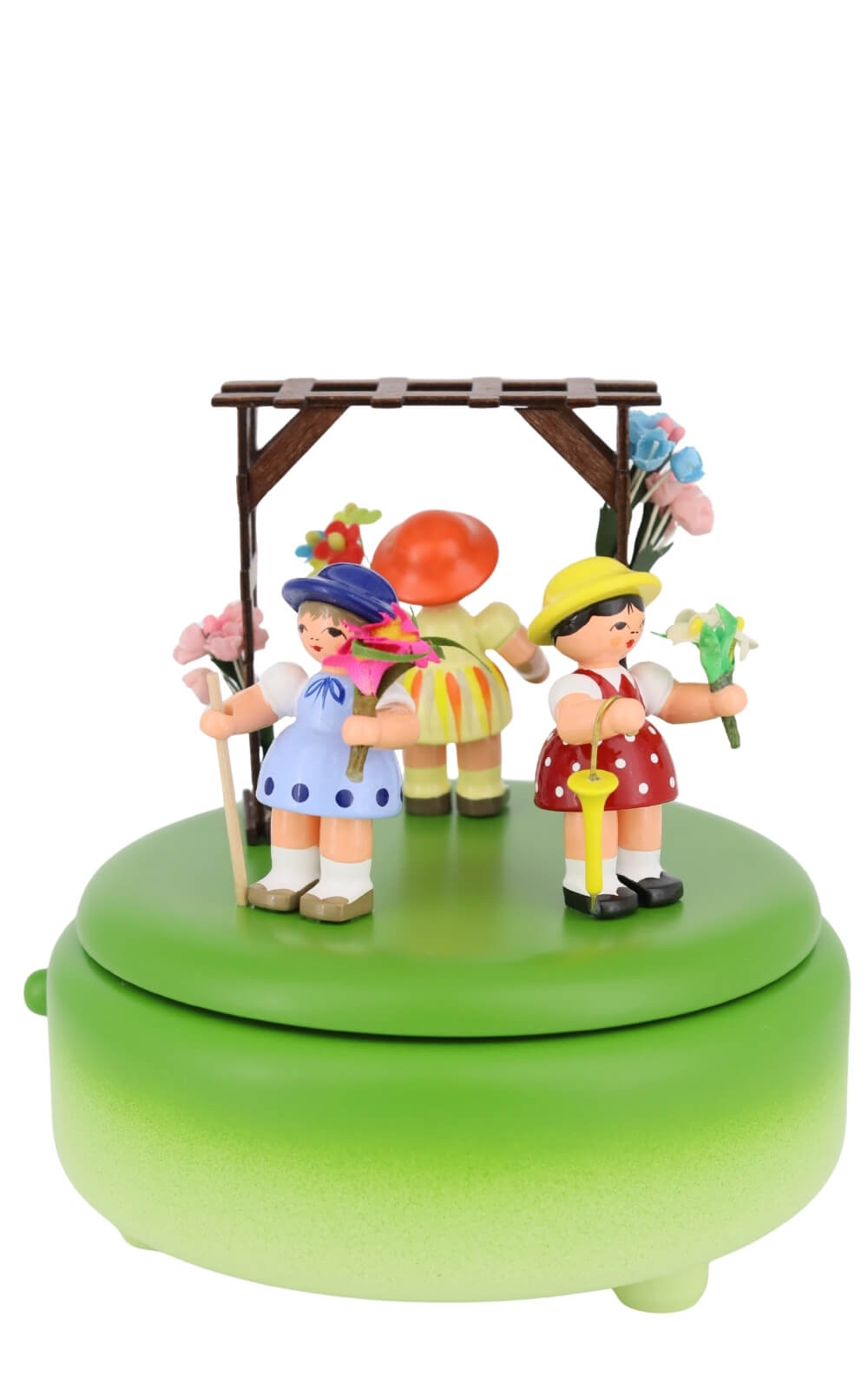 Spieluhr mit Blumenmädchen, 14 cm von Figurenland Uhlig GmbH_2
