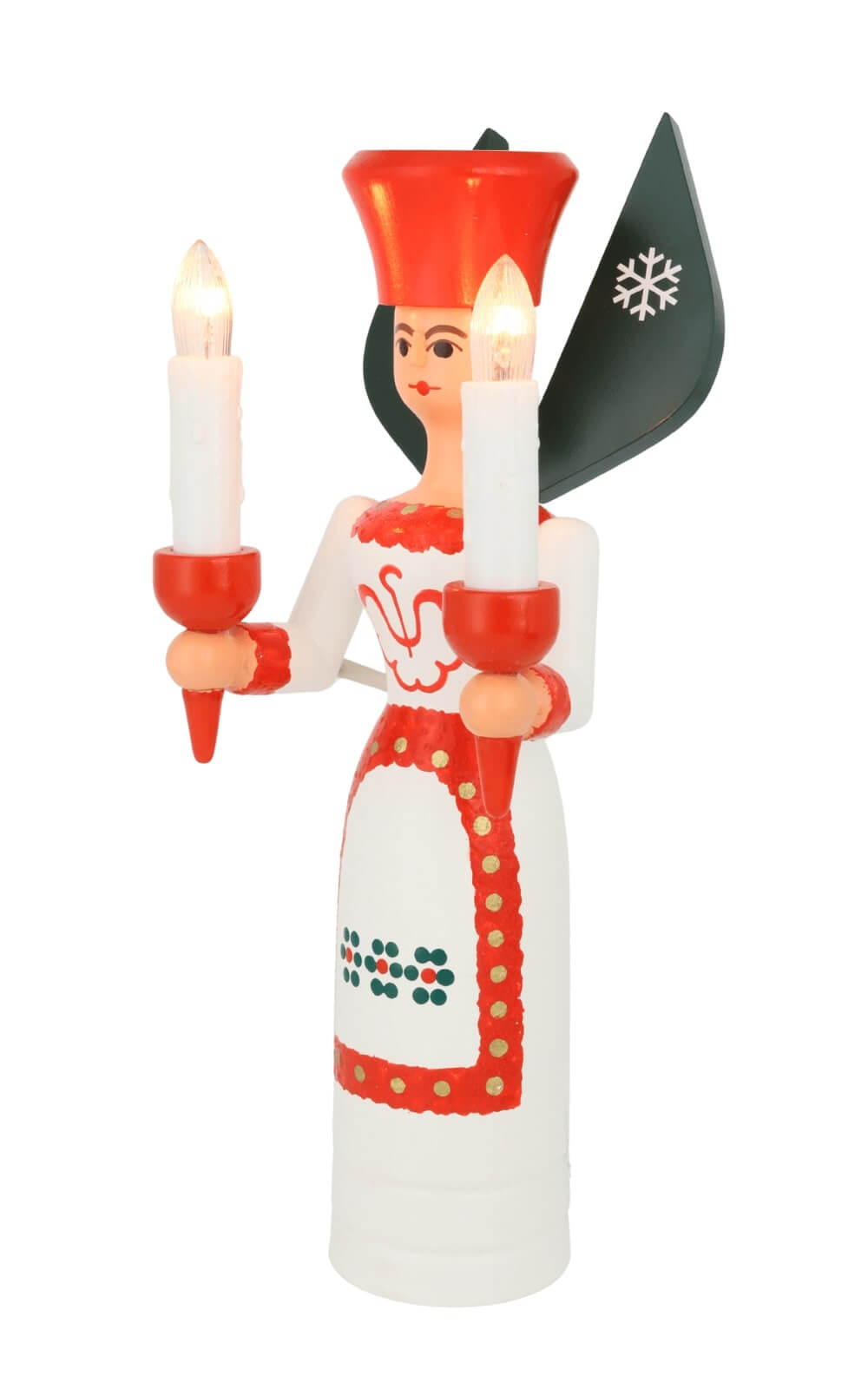 Weihnachtsengel farbig, 26 cm, elektrisch beleuchtet von SEIFFEN.COM_2