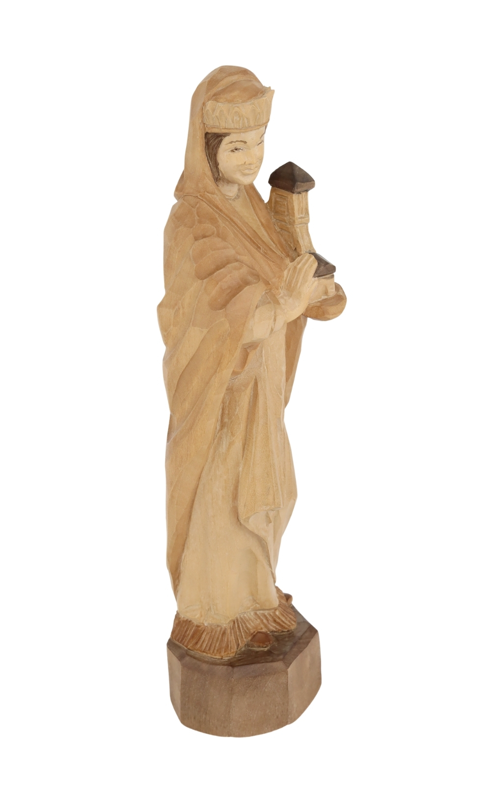 Heilige Barbara, geschnitzt, 25 cm von Schnitzkunst aus dem Erzgebirge2