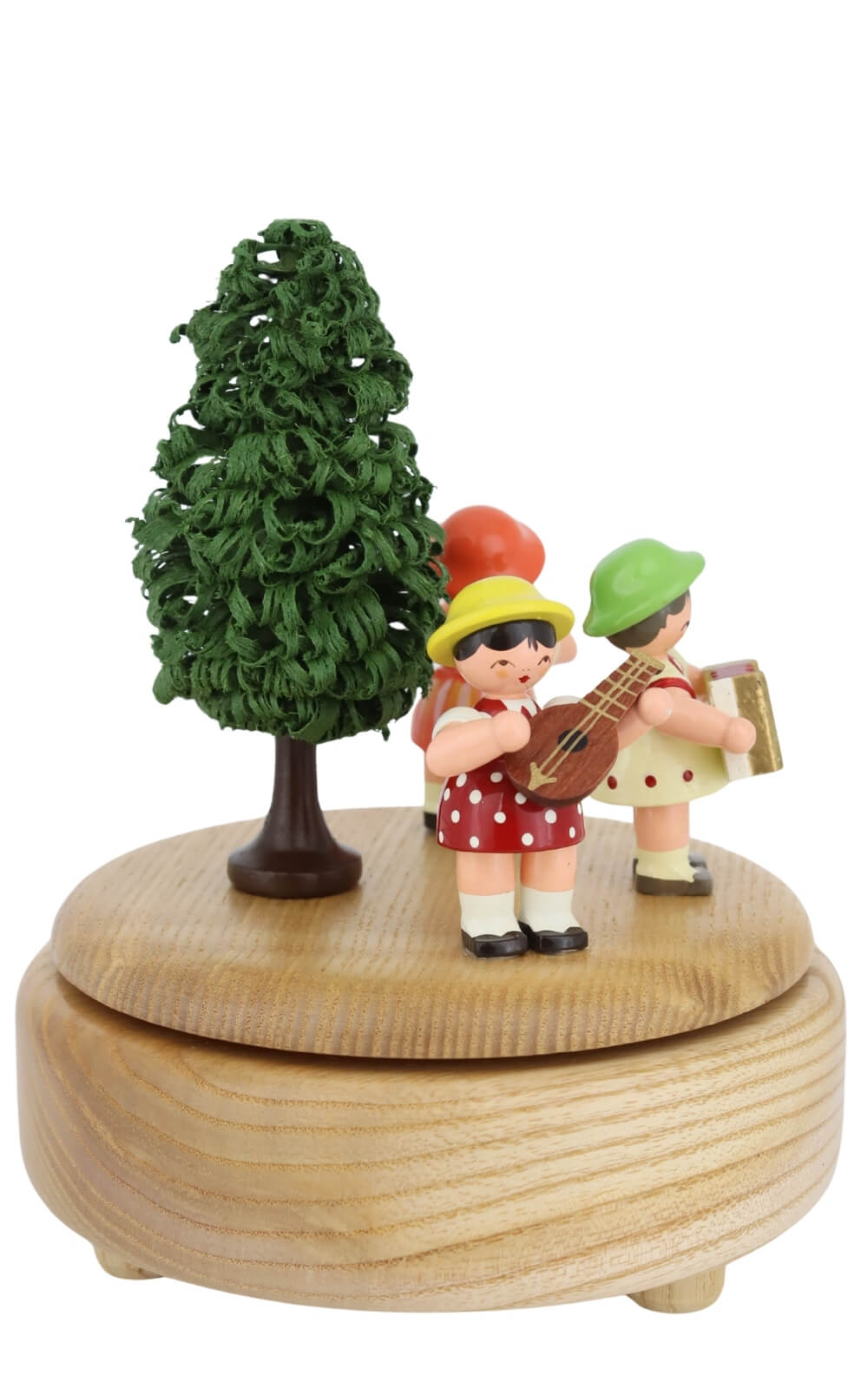 Spieluhr mit Instrumentenkindern, natur von Figurenland Uhlig GmbH_2