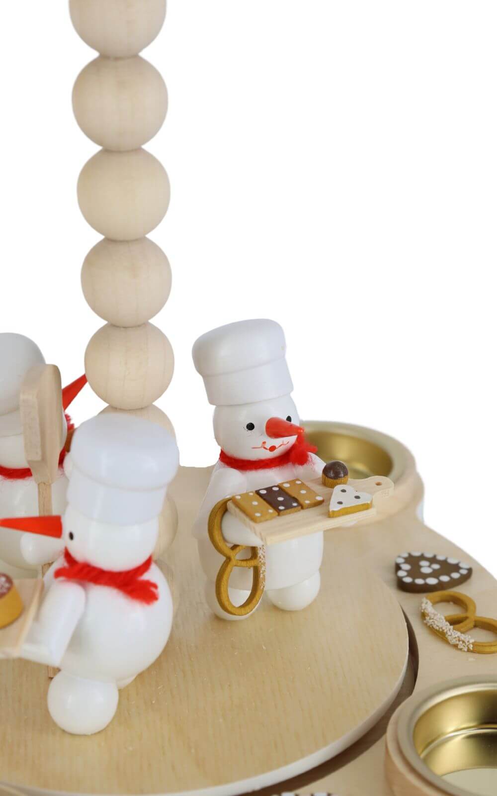 Schneemannpyramide Weihnachtsbäckerei, 27 cm von Volker Zenker_3