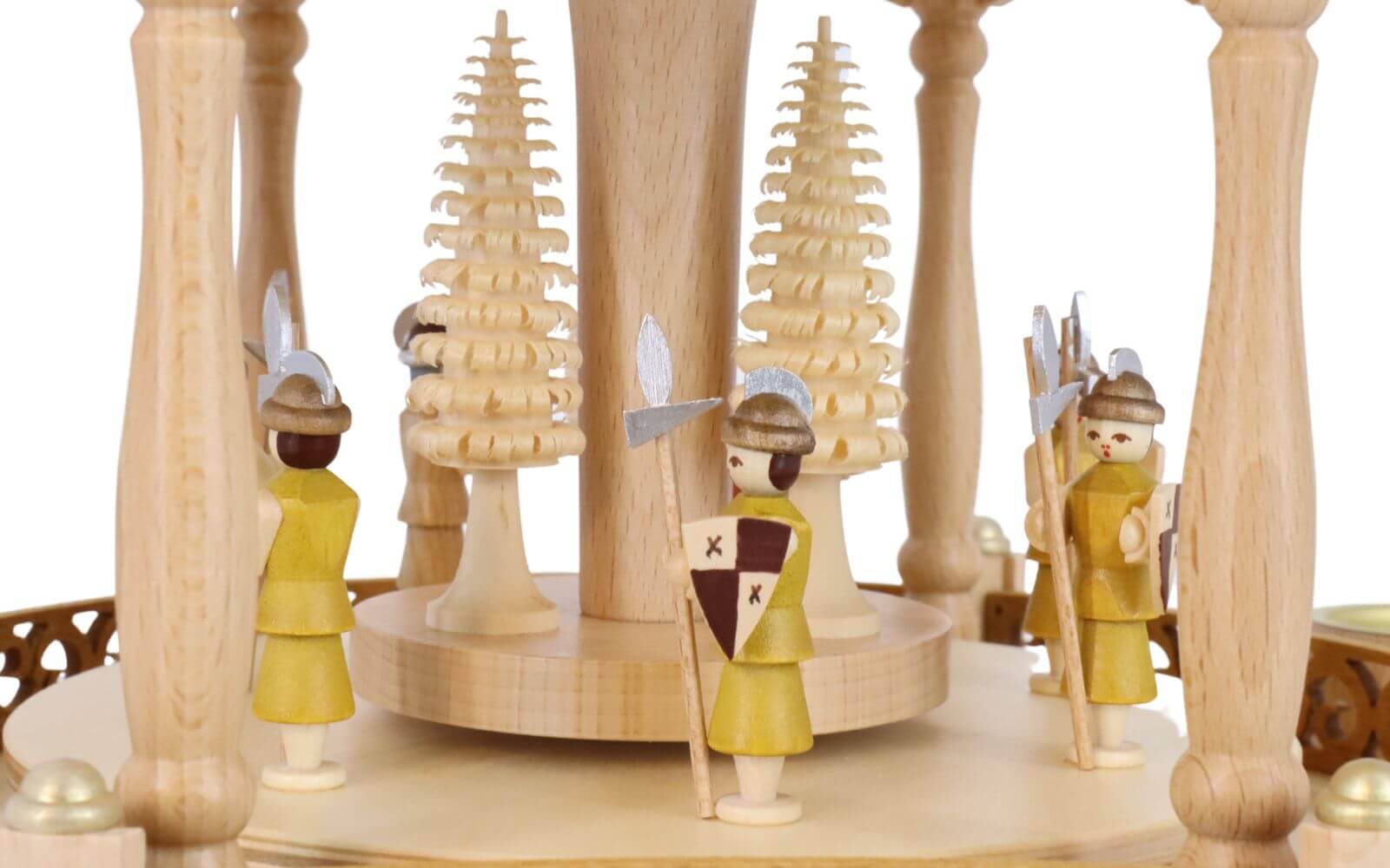 Weihnachtspyramide für Teelichte Heilige Geschichte, 5 - stöckig, 74 cm von Richard Glässer_2