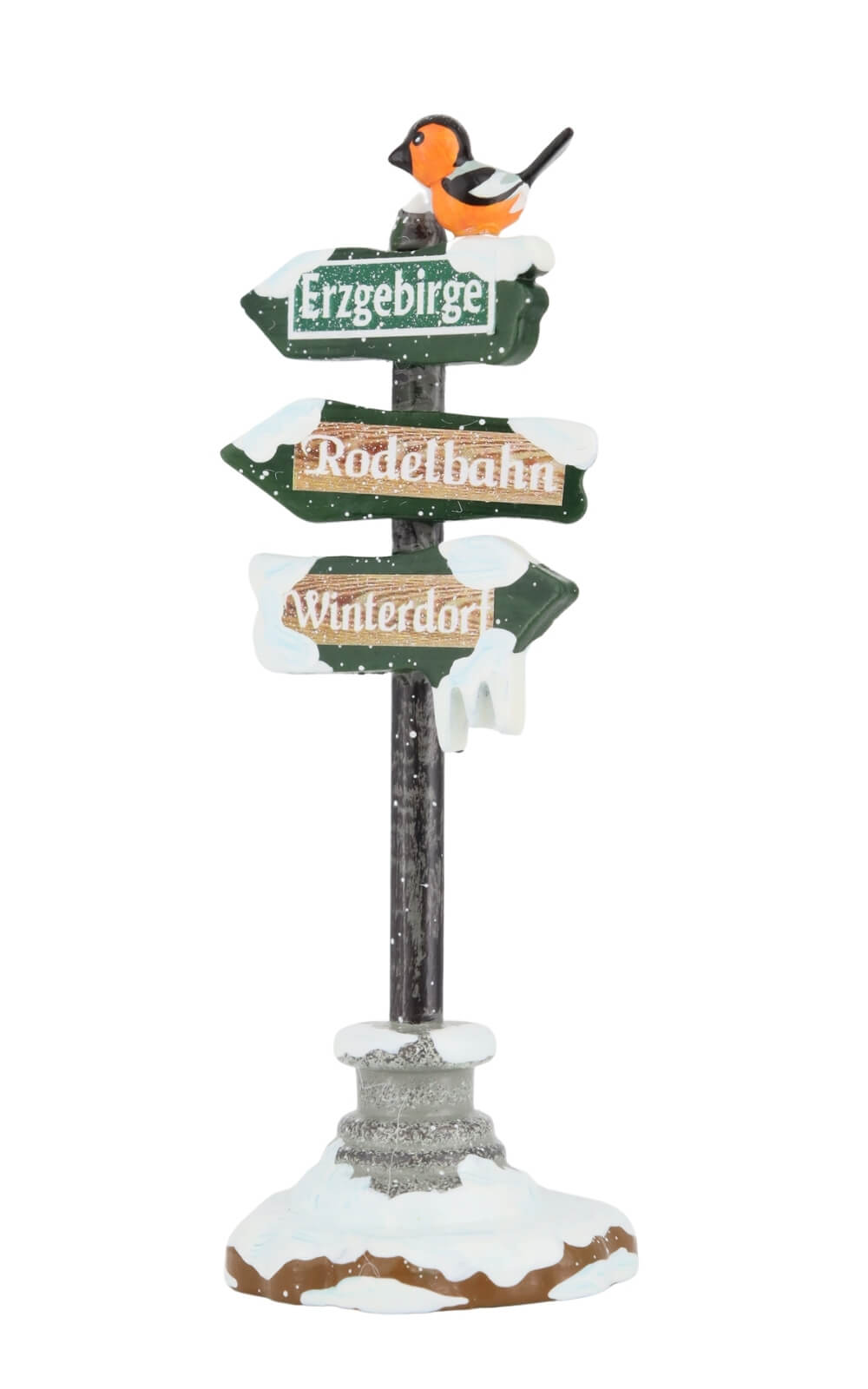 Miniatur Winterkind Wegweiser, 11 cm von Hubrig Volkskunst_3