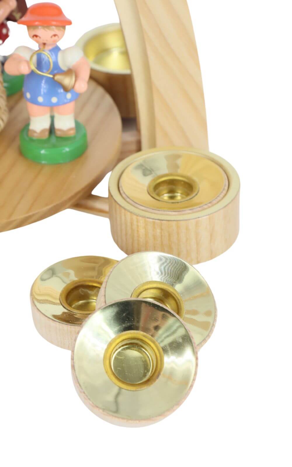 Frühlingspyramide mit 4 Instrumentenkinder, 27 cm von Figurenland Uhlig GmbH_2