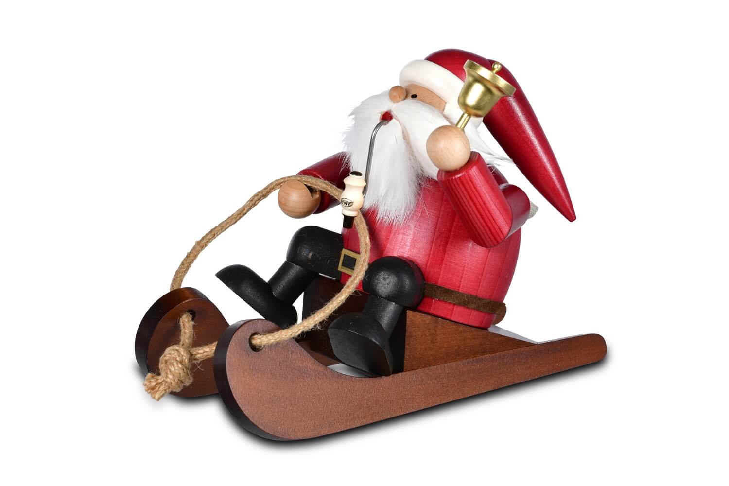 Räuchermännchen Santa Claus auf einem Schlitten, 16 cm von KWO_1
