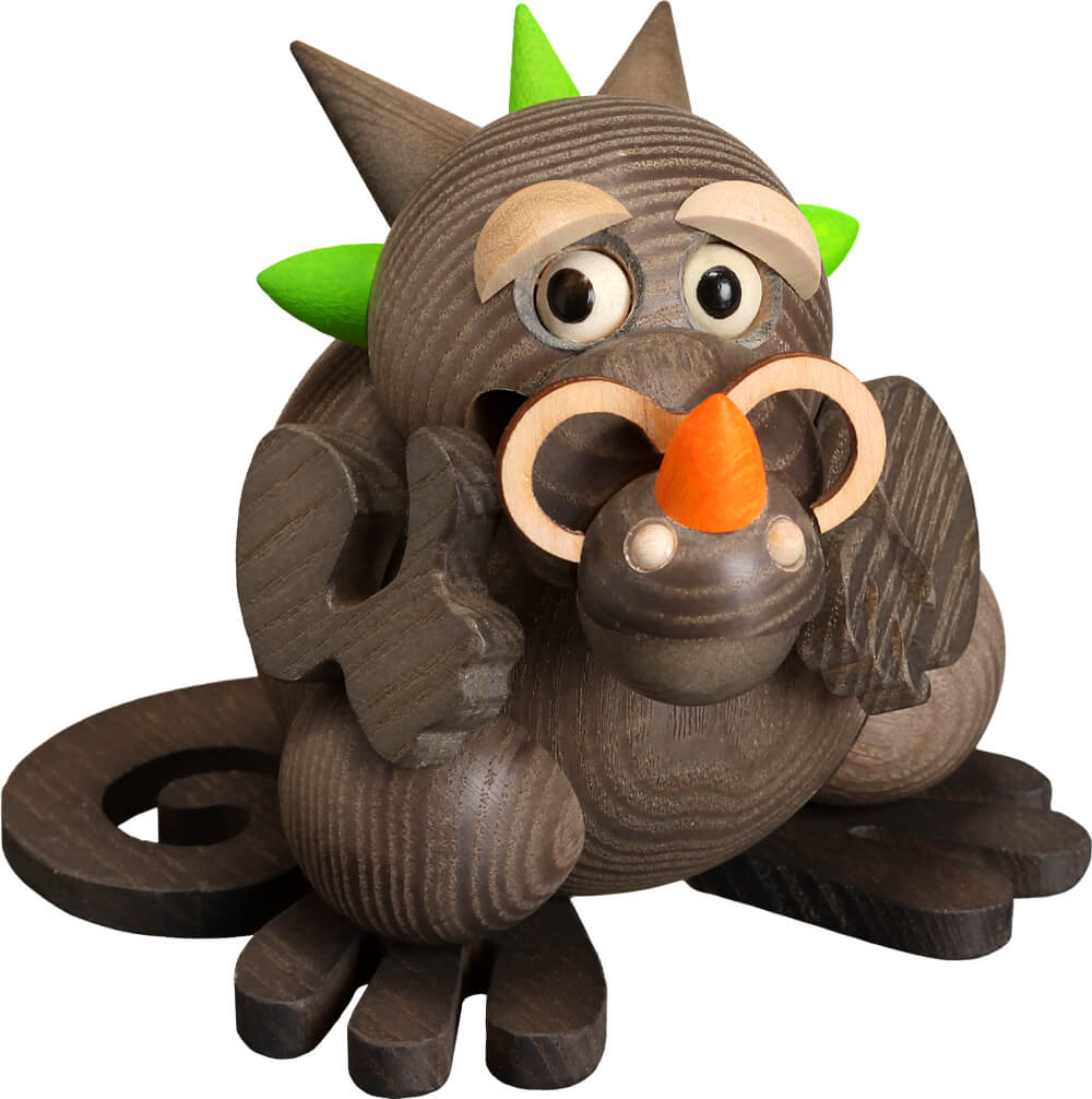 Räuchermännchen Drache Opa von Seiffener Volkskunst eG
