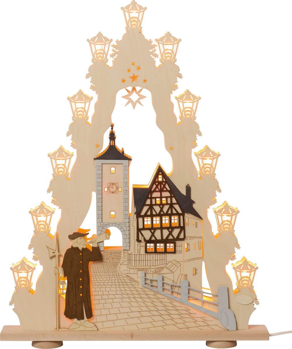 Lichterspitze Rothenburg ob der Tauber von Weigla