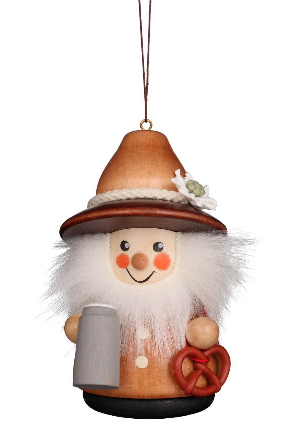 Christbaumschmuck Wackelmännchen Bayer, natur von Christian Ulbricht