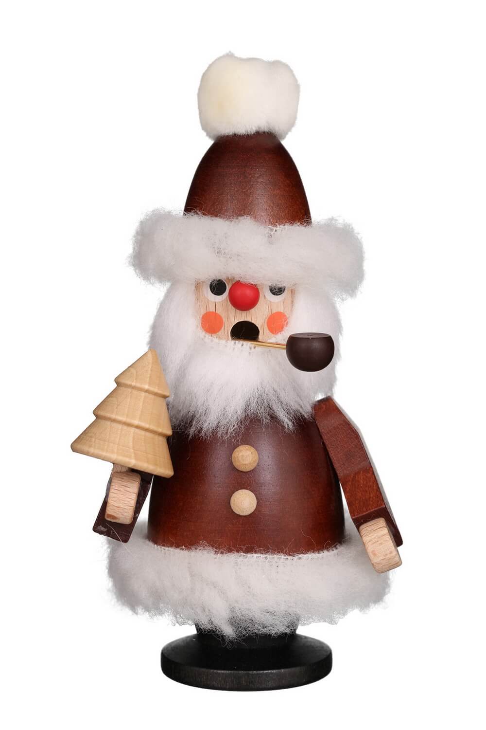 Räuchermännchen Weihnachtsmann, natur, 12 cm von Christian Ulbricht