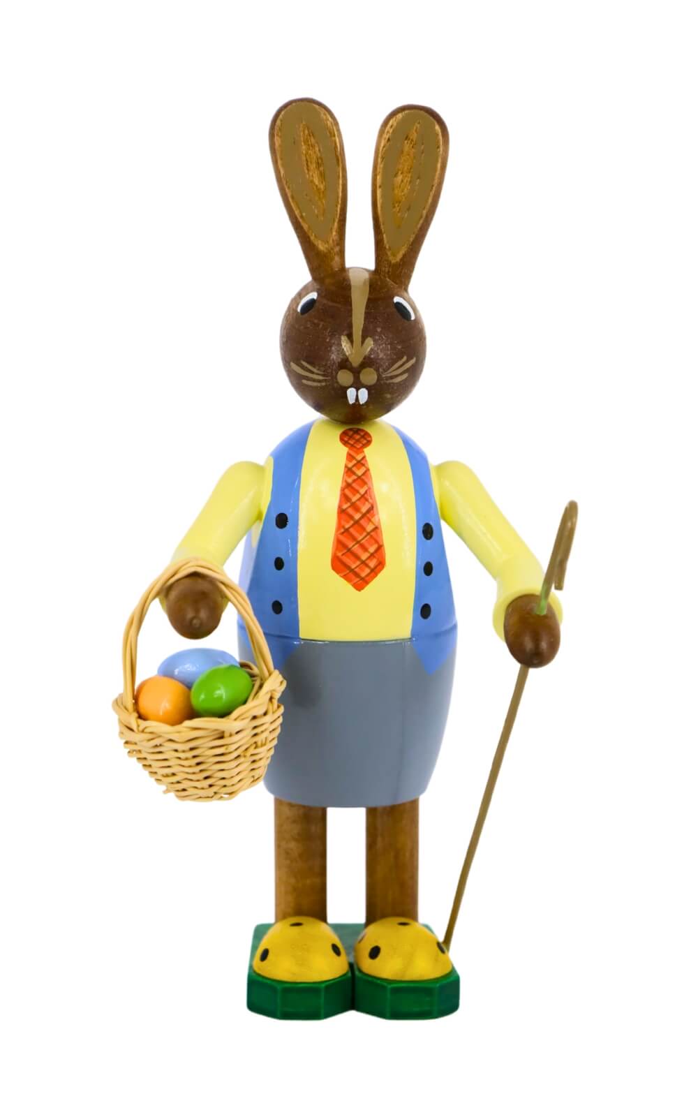 Osterhase mit Korb, 15 cm von Figurenland Uhlig GmbH_2