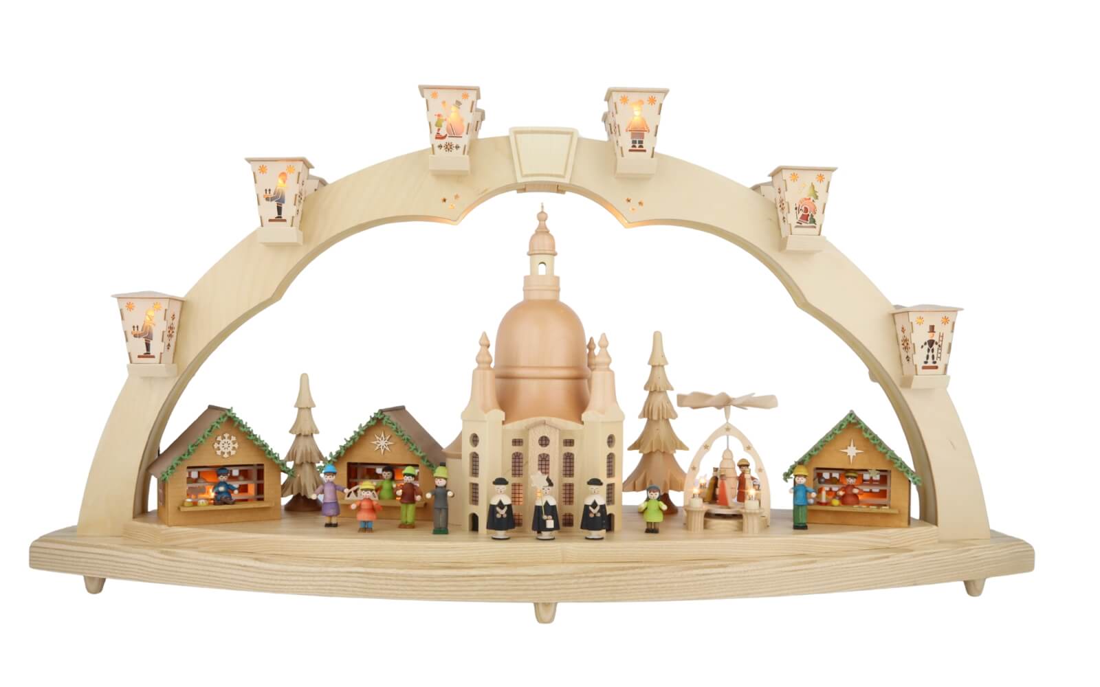 Schwibbogen Dresdener Frauenkirche, 80 cm von Richard Glässer_1