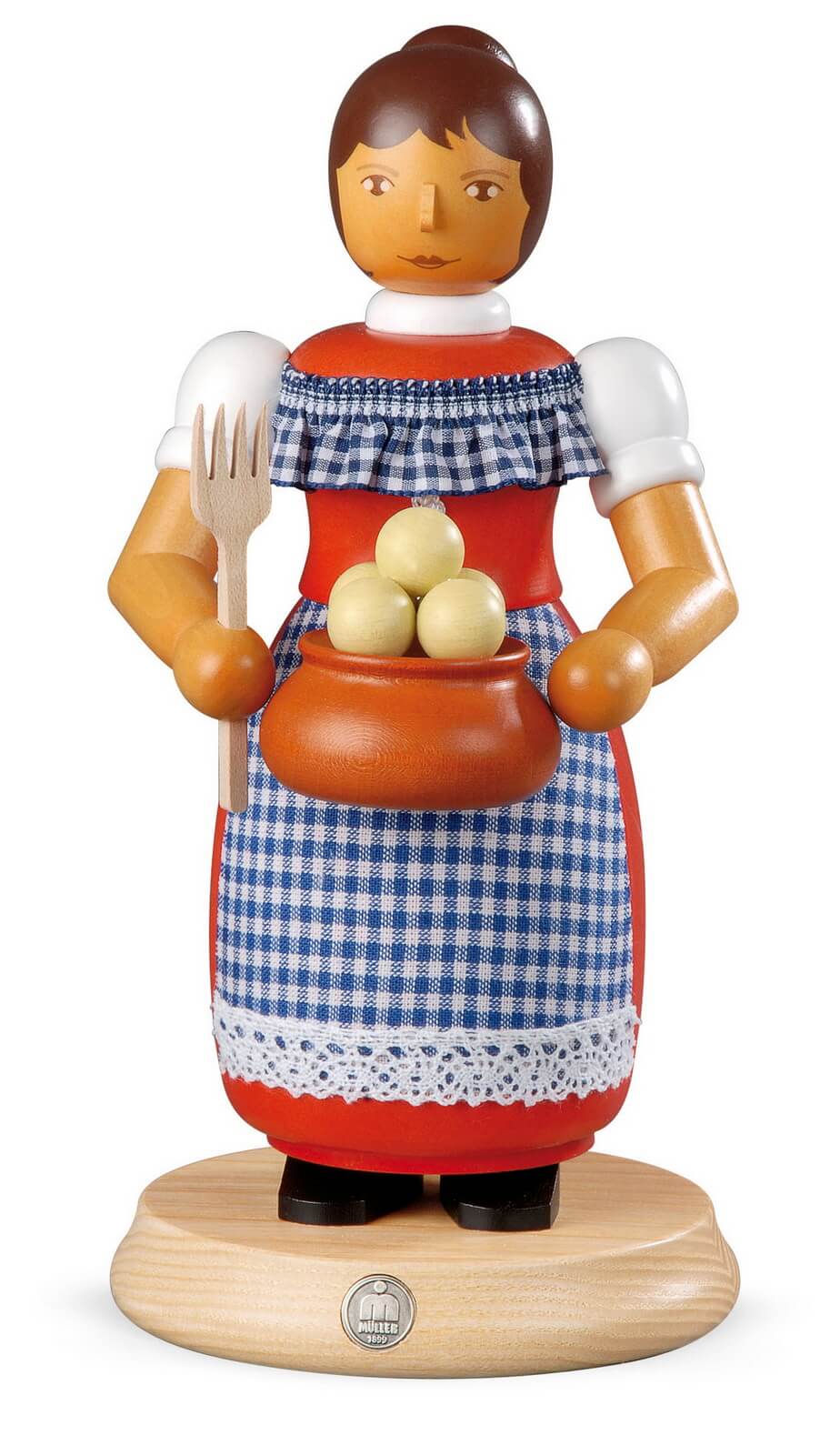 Räuchermännchen Kloßfrau von Müller Kleinkunst