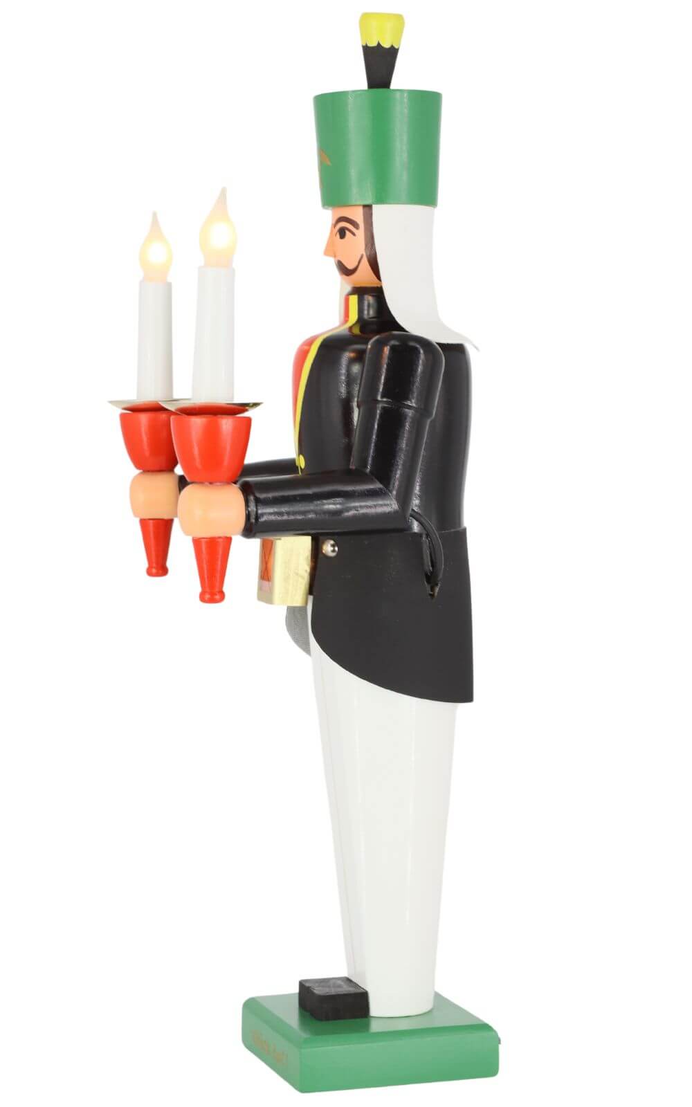 Bergmann mit Bauchlampe, farbig, 50 cm, elektrisch beleuchtet von SEIFFEN.COM_5