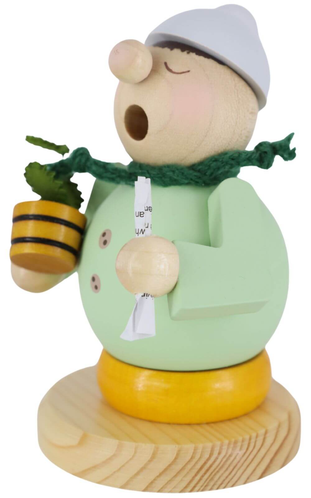 Räuchermännchen Felix der Glückliche mit Joint, 11 cm von Ralf Zenker_3