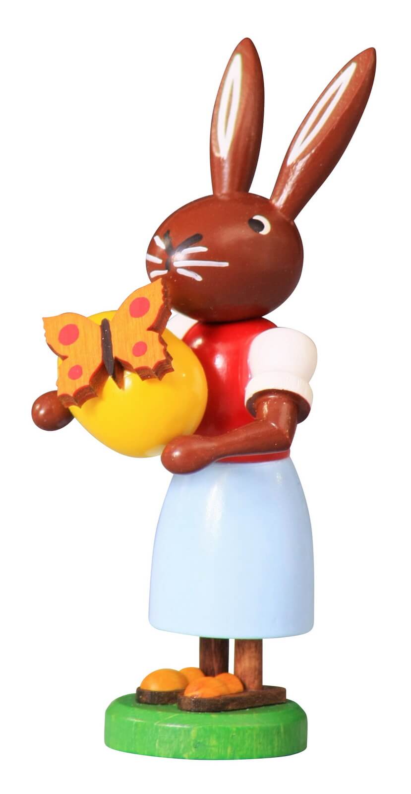 Osterhase mit Schmetterling, 9 cm von Thomas Preißler