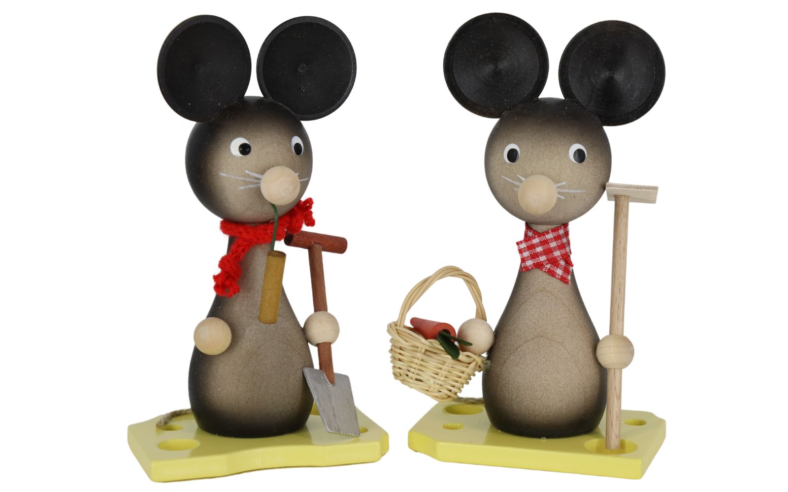 Mama und Papa Maus, 12 cm, farbig von Ralf Zenker