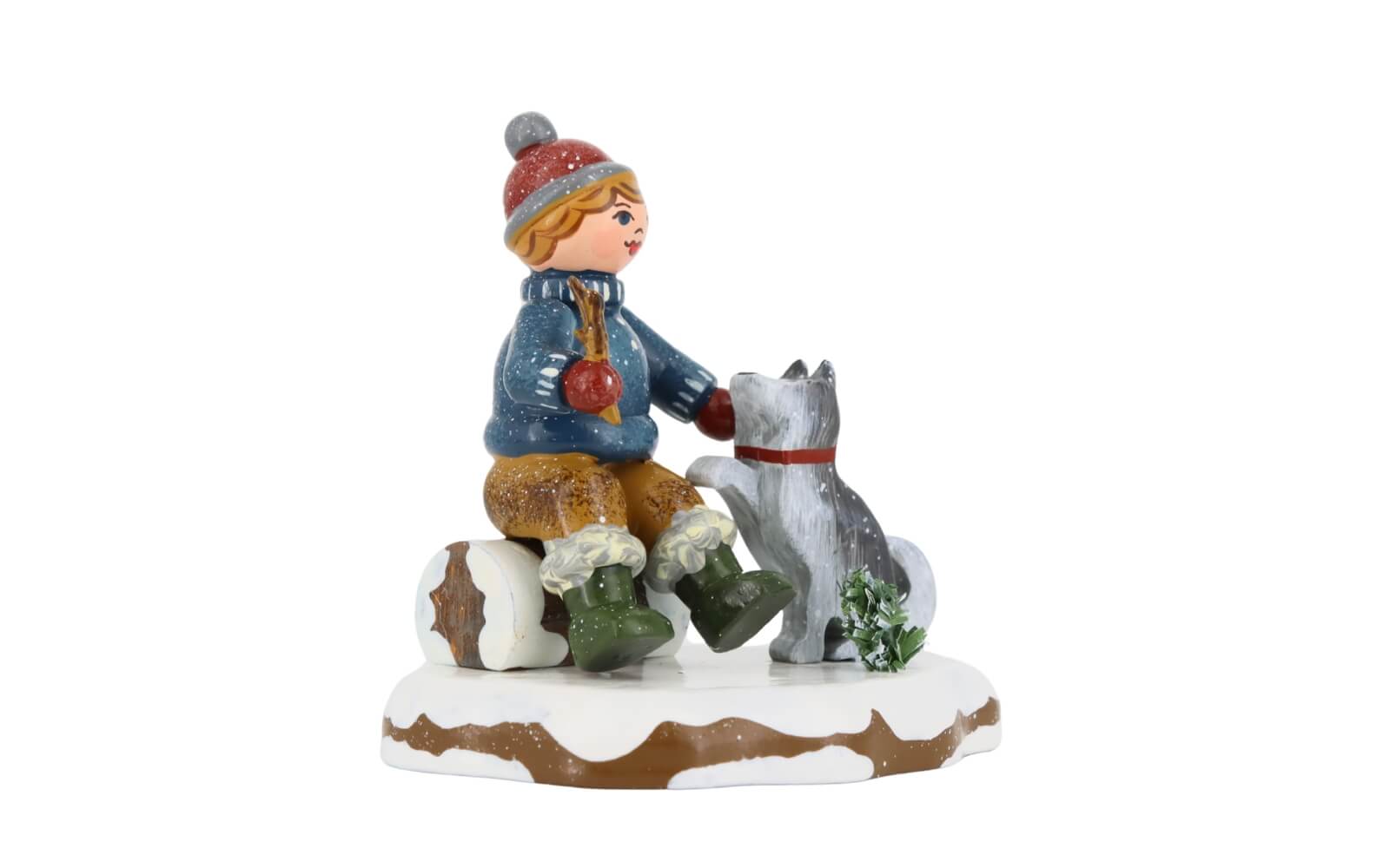 Winterkind Oscar, mein Freund, 7 cm von Hubrig Volkskunst_2