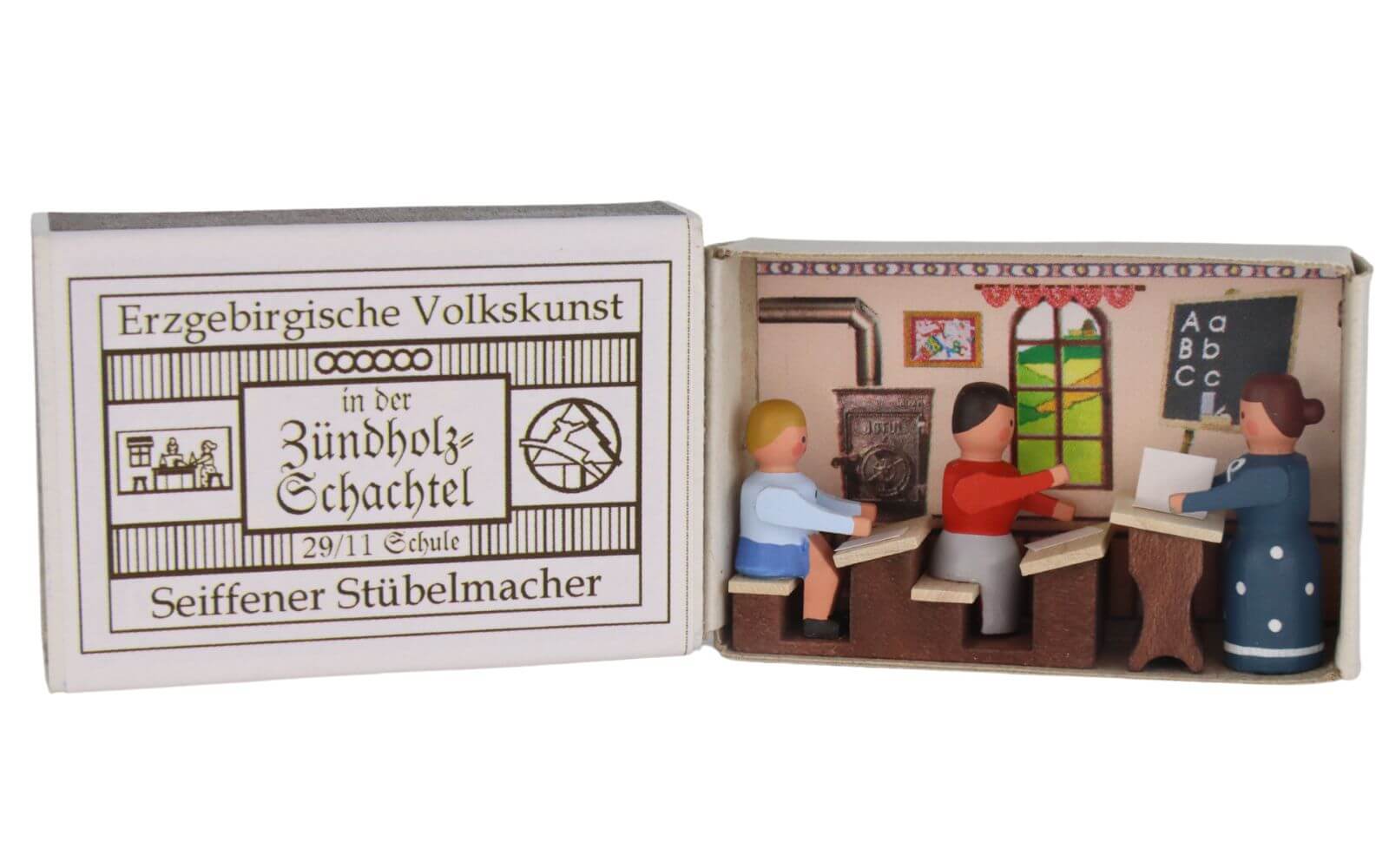 Zündholzschachtel Schule von Gunter Flath