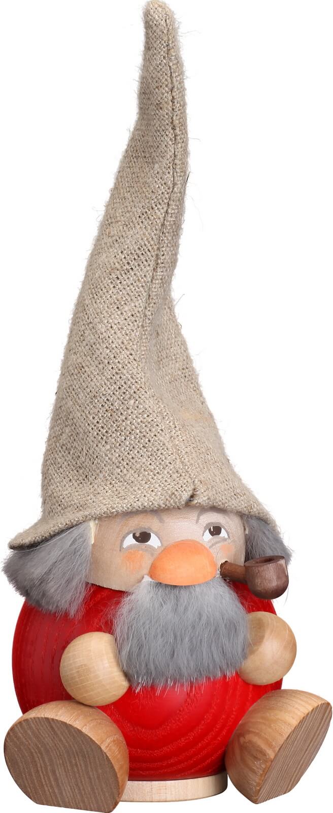 Räuchermännchen Waldzwerg, 19 cm, farbig von Seiffener Volkskunst eG