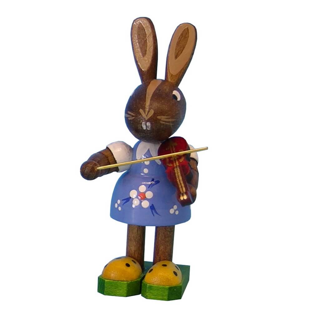 Osterhase - Mädchen mit Violine von Figurenland Uhlig GmbH