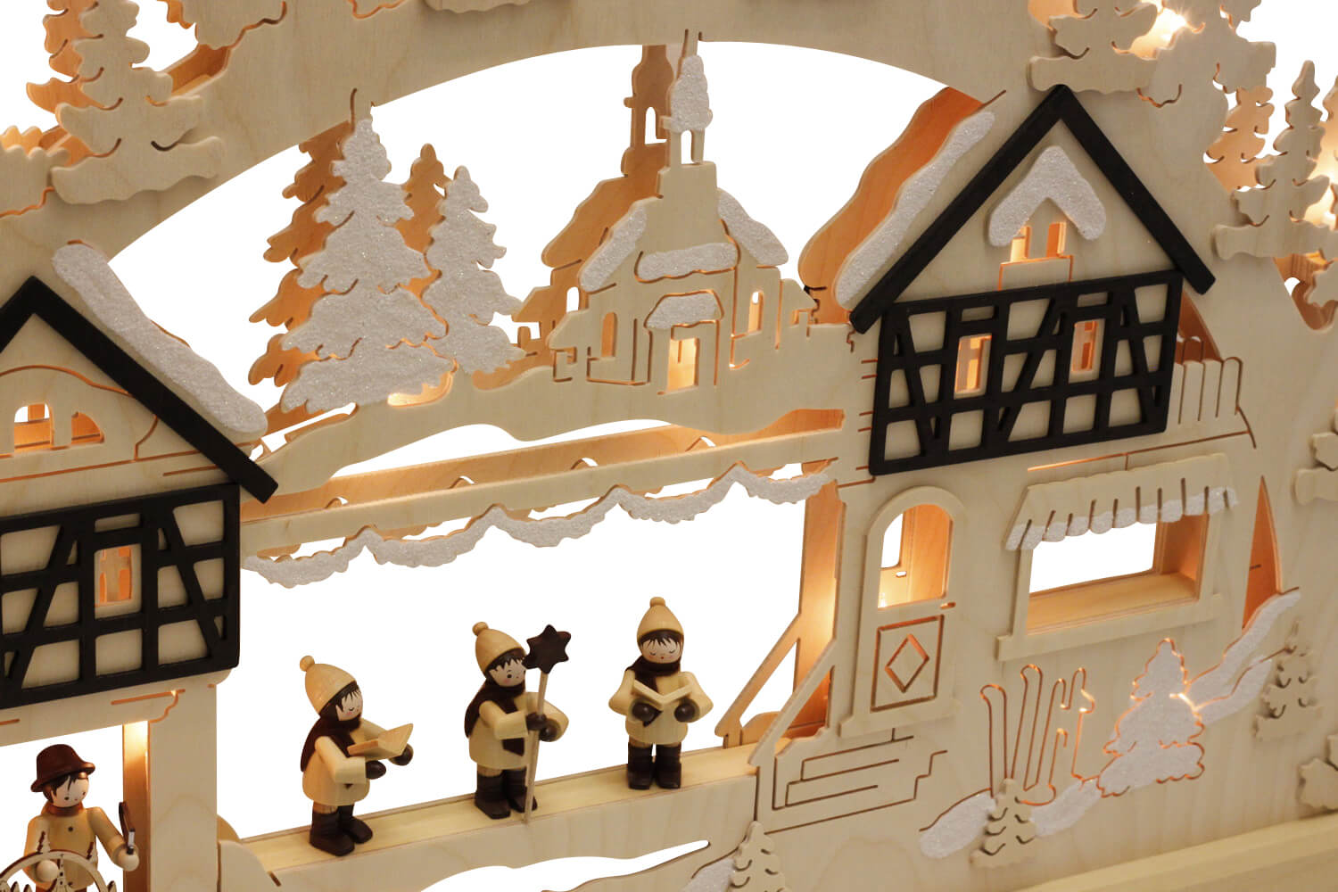 Schwibbogen Seiffener Weihnacht, 62 cm von Romy Thiel_Bild3