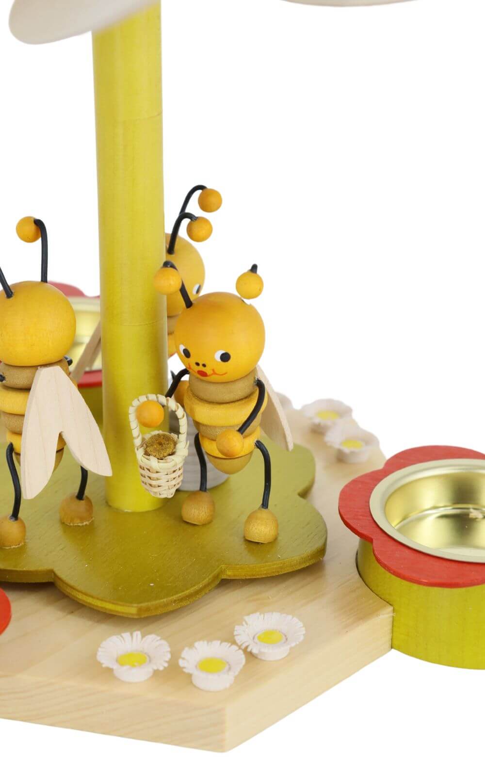 Teelichtpyramide mit Bienen, 19 cm von Volker Zenker_3