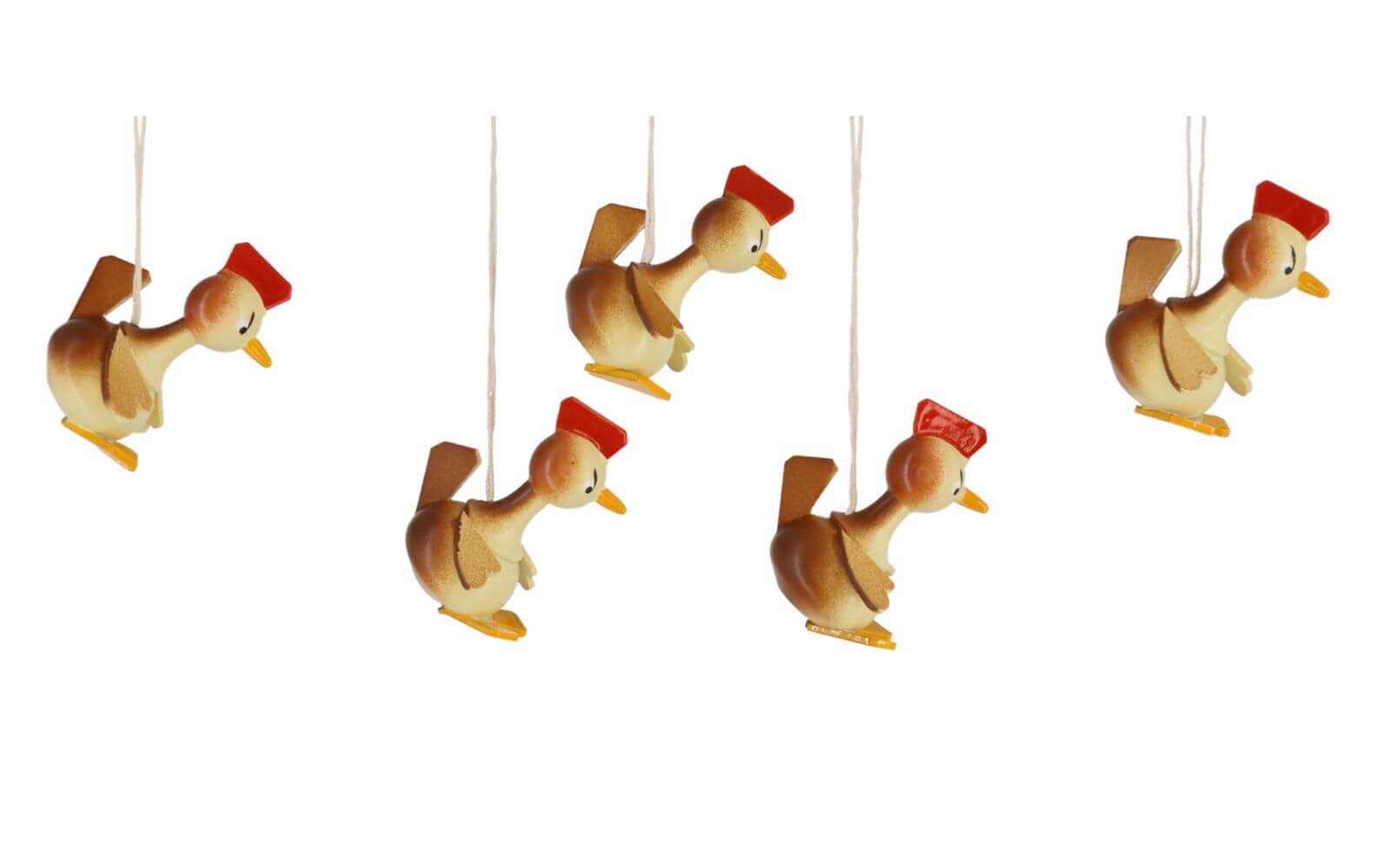 Hühnchen zum Hängen, 5 Stück von SEIFFEN.COM