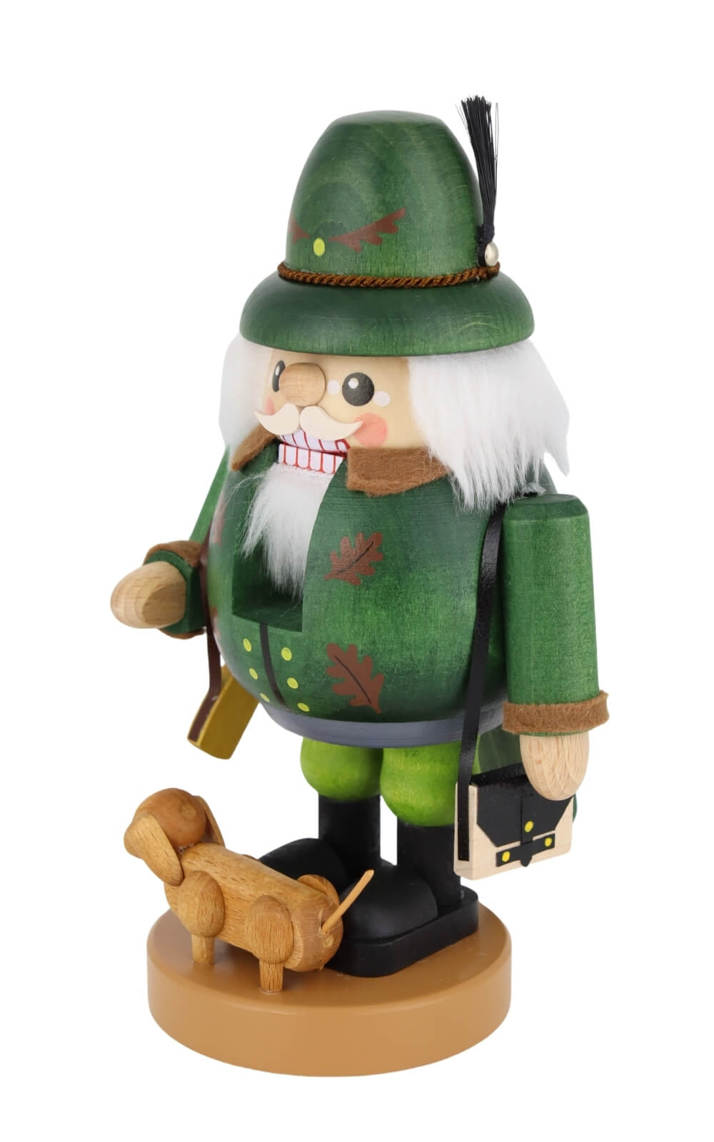 Nussknacker Förster mit Dackel, 19 cm von Richard Glässer_1