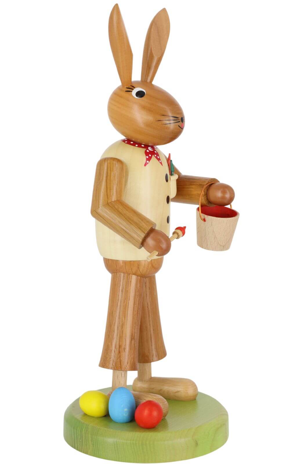 Osterhase Maler mit Pinsel, 28 cm von SEIFFEN.COM_2