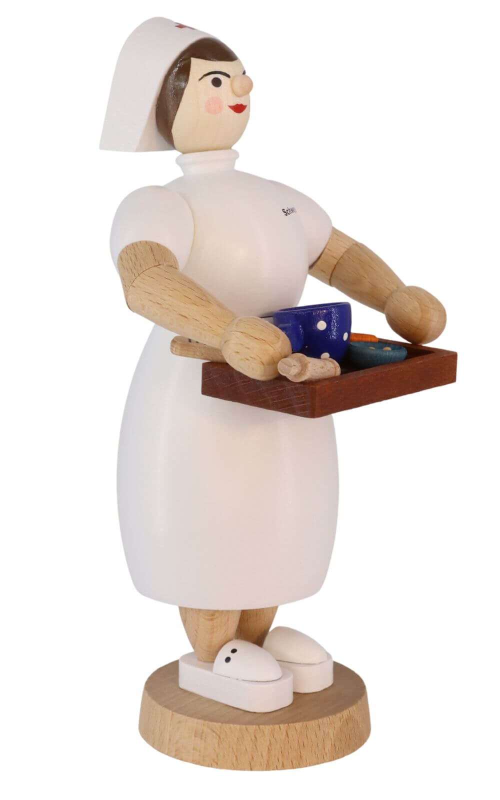 Räuchermännchen Krankenschwester, 17 cm von Richard Glässer_Bild1