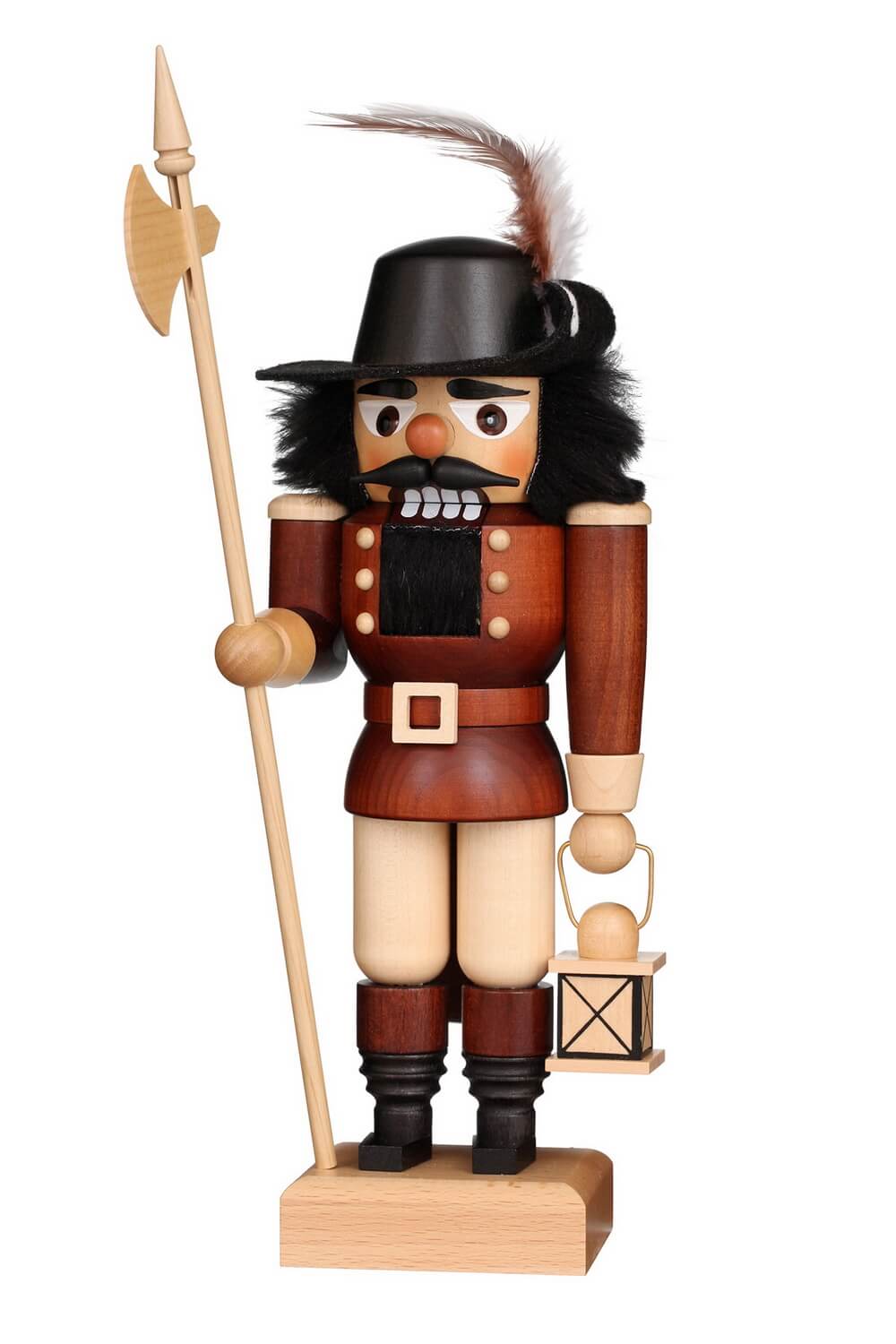 Nussknacker Nachtwächter, natur, 28 cm von Christian Ulbricht