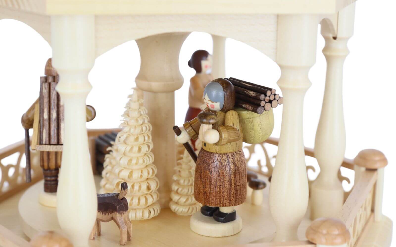 Weihnachtspyramide Waldmotiv, 4 – stöckig, 55 cm von Müller Kleinkunst_4