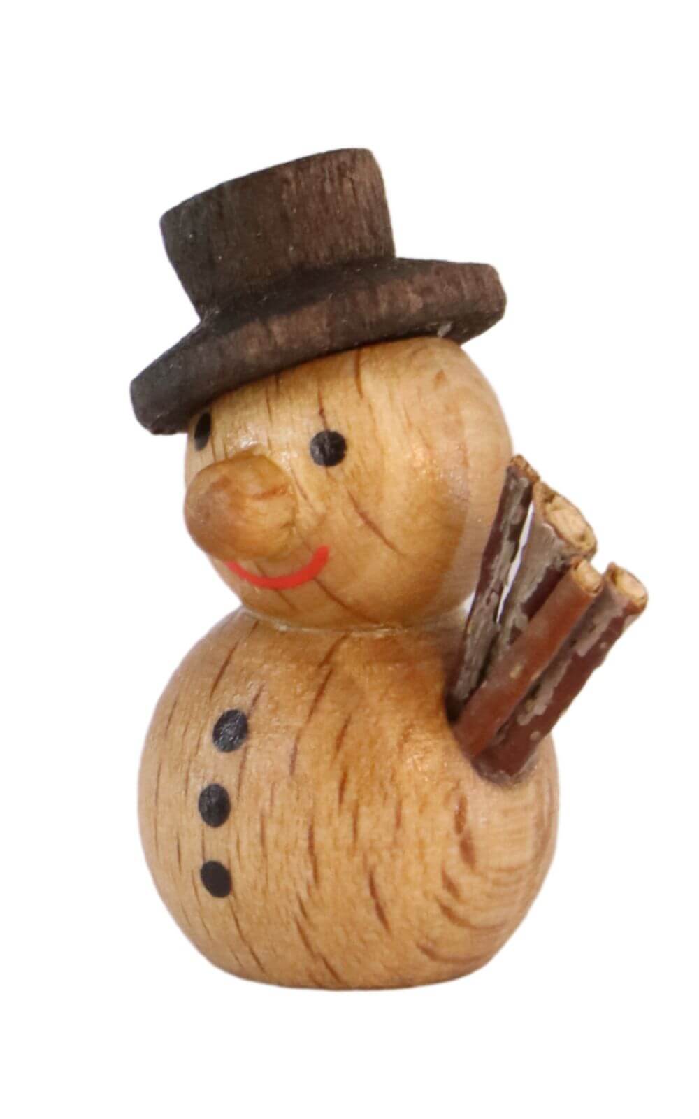 Miniatur Schneemann, 3 cm, natur von SEIFFEN.COM_2