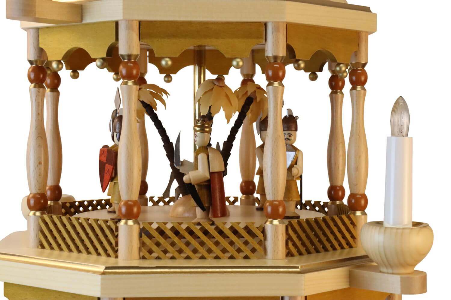 Weihnachtspyramide Heilige Geschichte, 5 - stöckig, elektrisch von Richard Glässer_Bild3