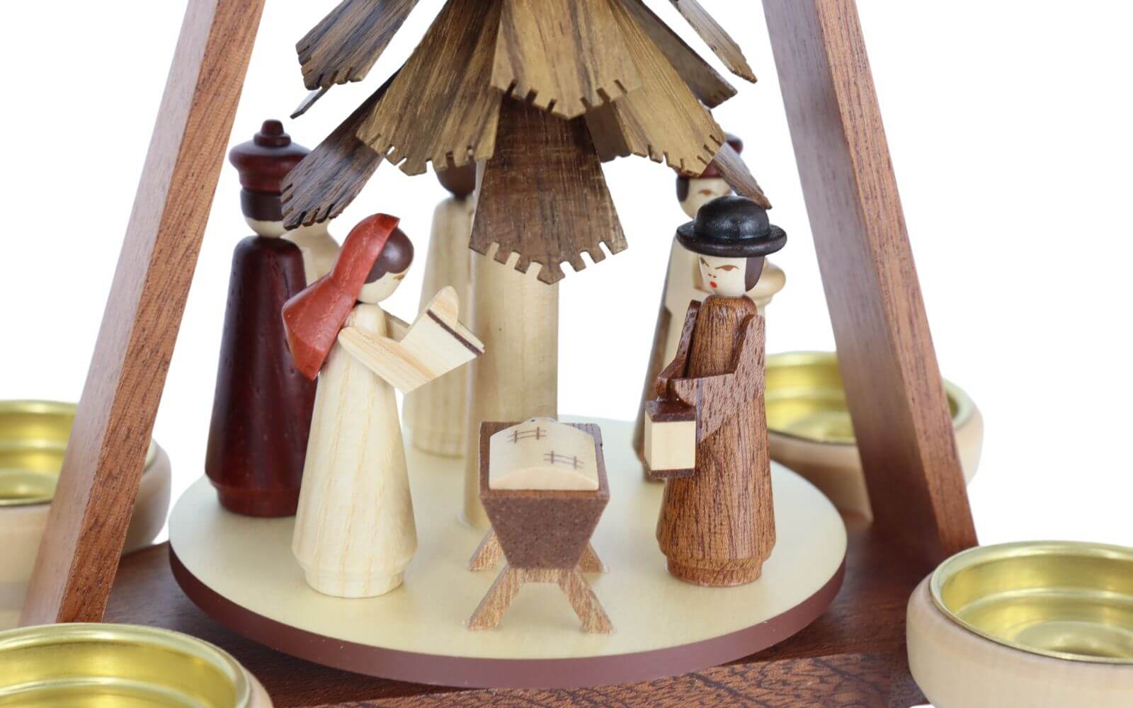 Weihnachtspyramide Christi Geburt, natur, 29 cm von Müller Kleinkunst_5