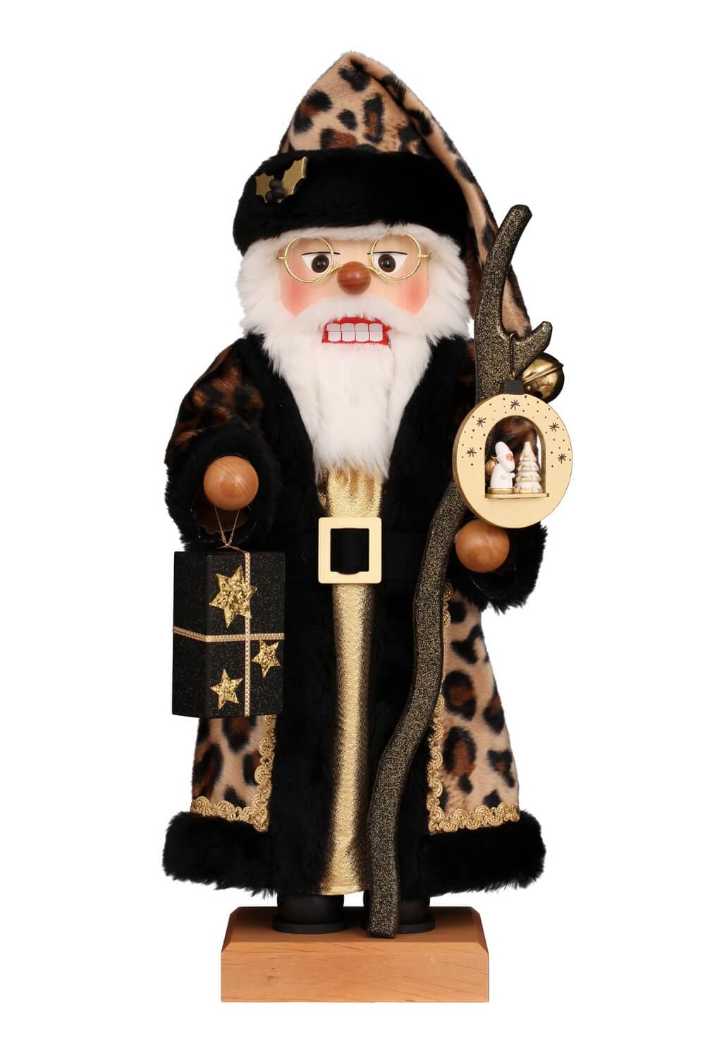 Nussknacker Weihnachtsmann Wild Leo, 48 cm von Christian Ulbricht