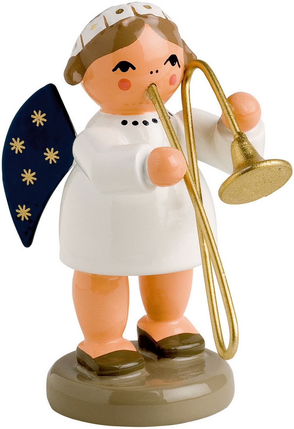 Miniatur Weihnachtsengel mit Posaune, 5 cm von KWO