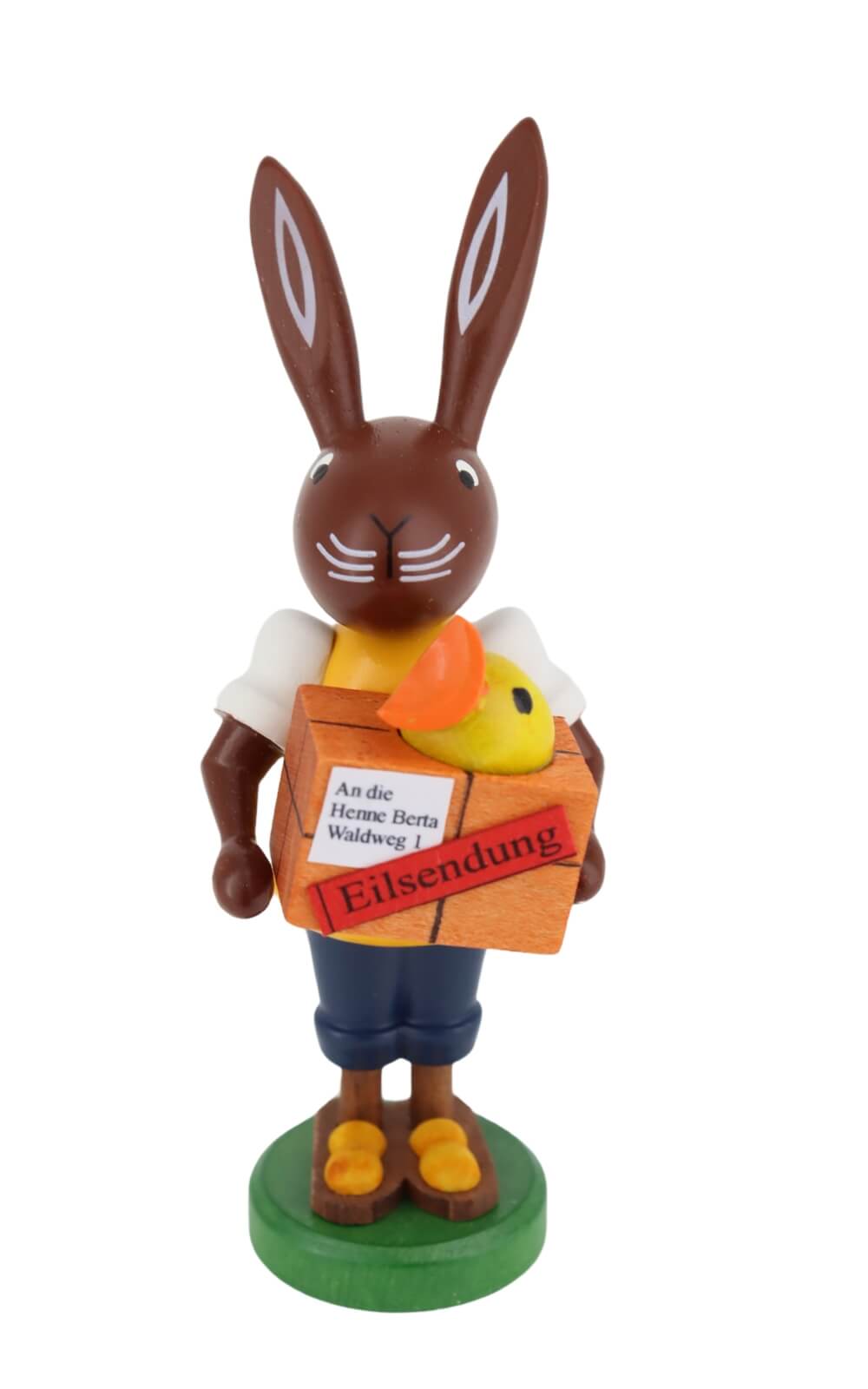 Osterhase Postbote, 9 cm von Thomas Preißler_1